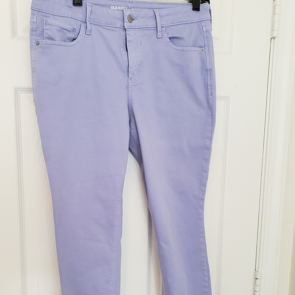 Mid Rise Rockstar Lavender Jean